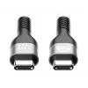 Cable Manhattan USB-C a USB-C 240W 2m conector macho a conector macho negro 480 Mbit/s