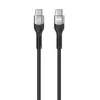 Cable Manhattan USB-C a USB-C 240W 2m conector macho a conector macho negro 480 Mbit/s