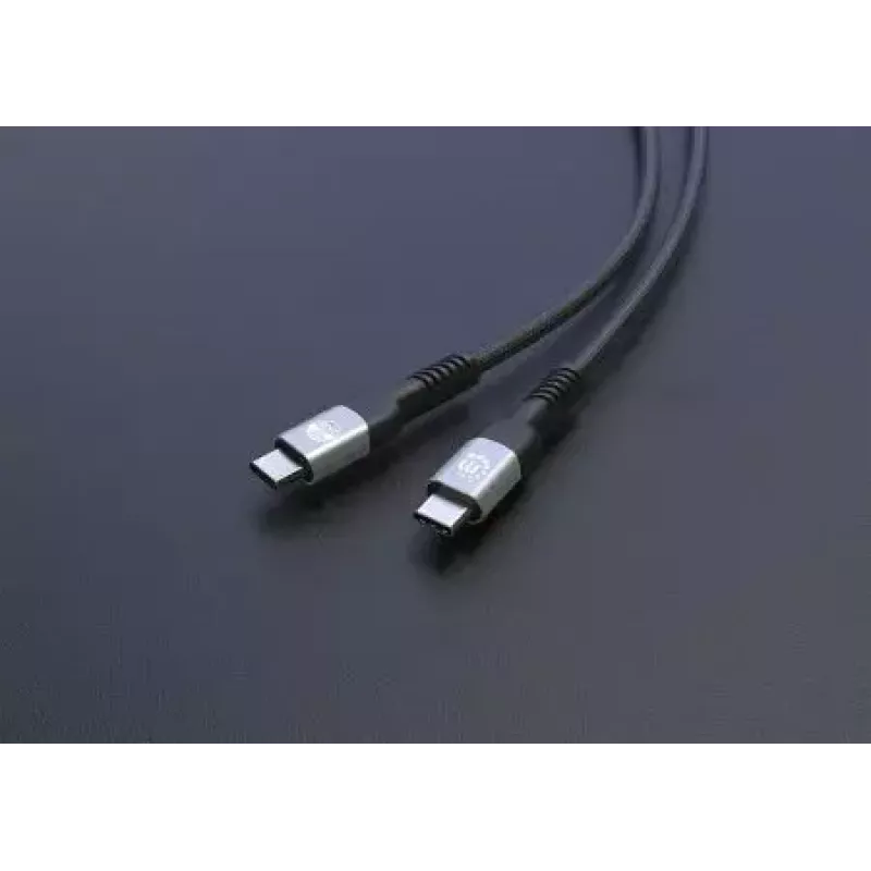 Cable Manhattan USB-C a USB-C 240W 2m conector macho a conector macho negro 480 Mbit/s