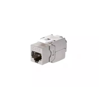 Equip Cat 8.1 Keystone Jack blindado sin herramientas 8 uds. acero inoxidable RJ-45