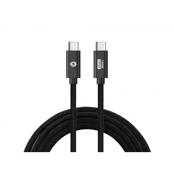 Cable Conceptronic ETTA02B12 USB 3.2 Gen 2 C-C PD 3.0 100W 1,2 m, 20 V 5 A, 10 Gbit/s, E-Mark