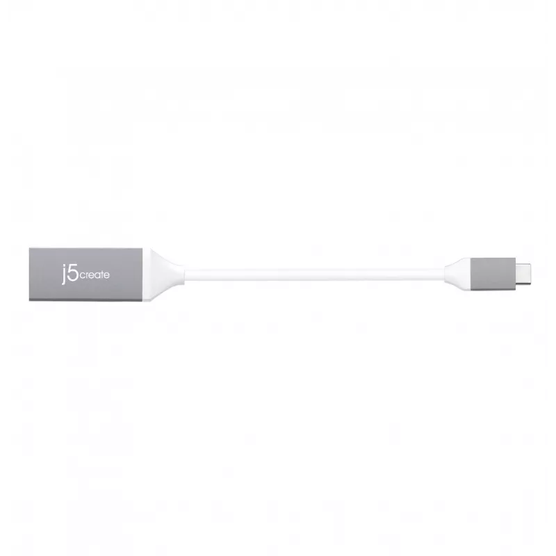 Adaptador j5create JCA153G-N USB-C® a 4K HDMI™, 2.0/3.2 Gen 1 (3.1 Gen 1), USB Type-C, salida HDMI, 3840 x 2160 píxeles