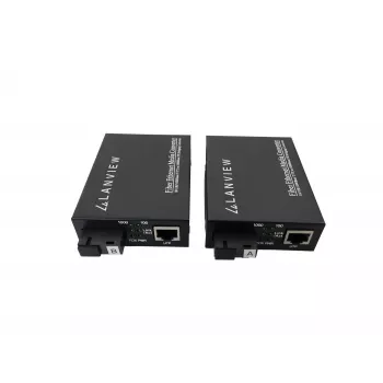 Convertidor de medios de red Lanview LVN-MED-SC-1000BASE-X-2