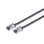 Cable de red Lanview LVN-CAT6A-FLEX-3M S/FTP Cat6a 3 m Negro