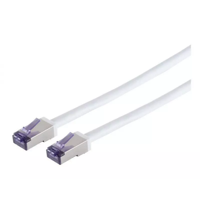 Cable de red Lanview LVN-CAT6A-FLEX-1MWH Blanco 1 m S/FTP (S-STP)