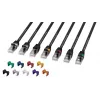 Cable de red Lanview LV-UTP6A01B Negro 1 m S/FTP (S-STP)