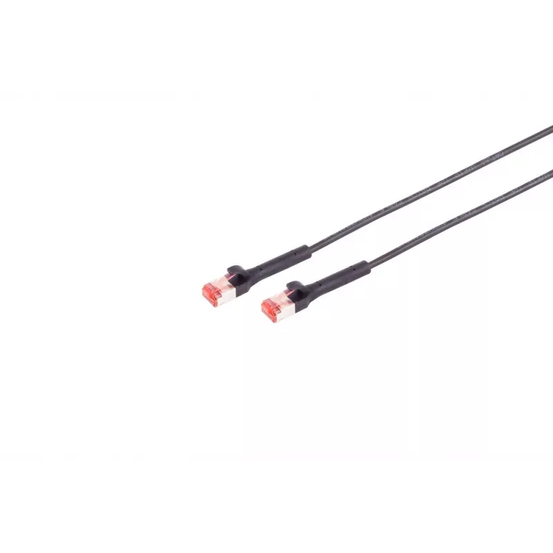 Cable de red Lanview LV-6AFTP-FLEX-ANG-015B RJ45 Cat6A 15 m Negro