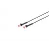 Cable de red Lanview LV-6AFTP-FLEX-ANG-03B RJ45 Cat6A 3 m Negro
