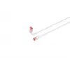 Cable de red Lanview LV-6AFTP-FLEX-ANG-075W RJ45 Cat6A 0,75 m Blanco