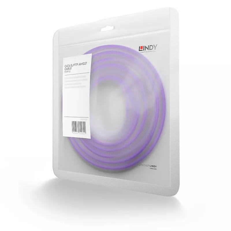 Lindy 47820 Cable de red Violeta 0,3 m Cat6 S/FTP (S-STP)