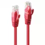 Lindy 0,5 m Cat.6 U/UTP cable de red, rojo