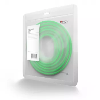 Cable de red Lindy 5m Cat.6 RJ-45 U/UTP verde