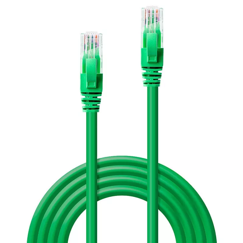 Cable de red Lindy 20m RJ-45 Cat6 U/UTP verde