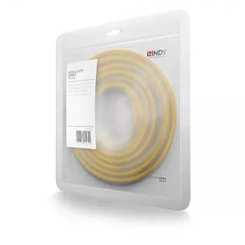 Lindy 0,5m CAT6 U/UTP cable de red, amarillo