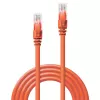 Lindy cable de red 7,5 m RJ-45 Cat6 U/UTP naranja