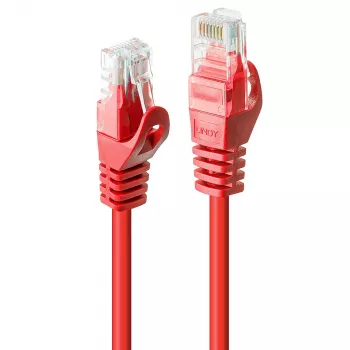 Lindy 48186 cable de red rojo 7,5 m Cat6 U/UTP (UTP)