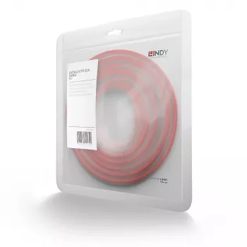 Lindy cable de red RJ45/RJ45 CAT6 10m RJ-45 U/UTP rojo