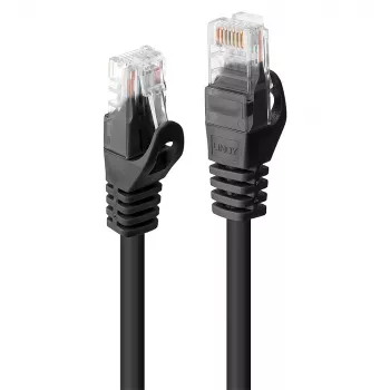 Lindy 48190 cable de red negro 0,3 m Cat6 U/UTP (UTP)