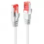 Cable de red Lindy RJ-45 Cat.6 S/FTP 10 m, blanco, conectores dorados, 10/100/1000Base-T(X)