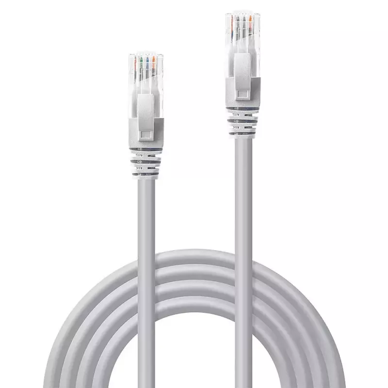 Cable de red Lindy 3m Cat.6 U/UTP, gris