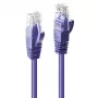 Cable de red Lindy 0,5 m RJ-45 Cat6 U/UTP violeta