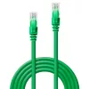 Cable de red Lindy 1m Cat.6 U/UTP, verde