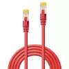 Lindy 47295 Cable de red rojo 3 m Cat7 S/FTP (S-STP)