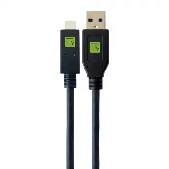 Techly ICOC MUSB31-CMAM20T Cable USB USB 3.2 Gen 1 (3.1 Gen 1) 2 m USB A USB C Negro