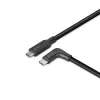 Lindy Cable USB 3.2 Type-C de 1 m, en ángulo de 90°, 10 Gbit/s
