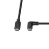 Lindy Cable USB 3.2 Type-C de 1,5 m, conector en ángulo de 90°, 10 Gbit/s