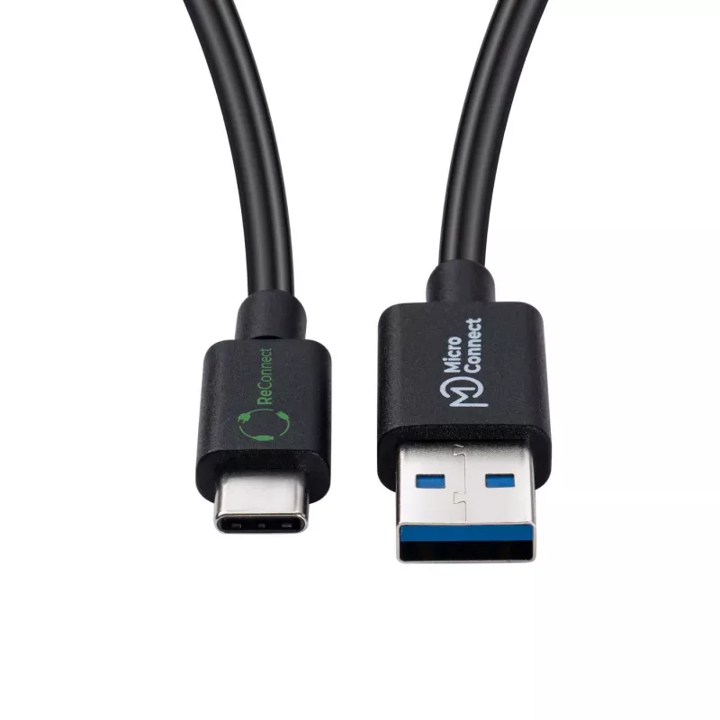 Microconnect ECO-USB3.2CA1 Cable USB USB 3.2 Gen 2 (3.1 Gen 2) 1 m USB A USB C Negro
