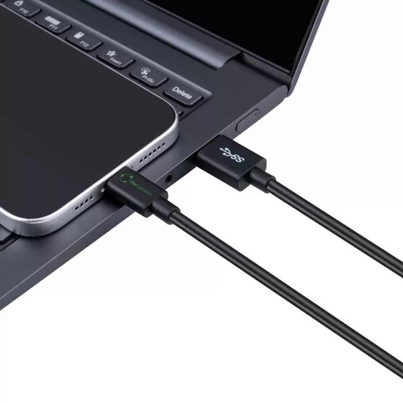 Microconnect ECO-USB3.1CA2 Cable USB USB 3.2 Gen 1 (3.1 Gen 1) 2 m USB-C Negro