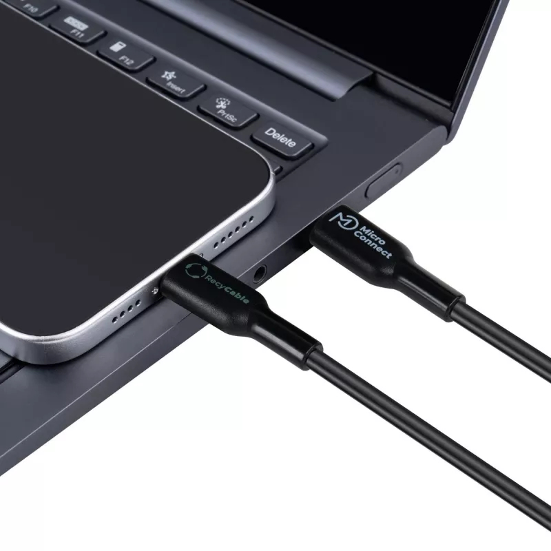 Microconnect ECO-USB3.1CL2 Cable Lightning 2 m Negro USB C