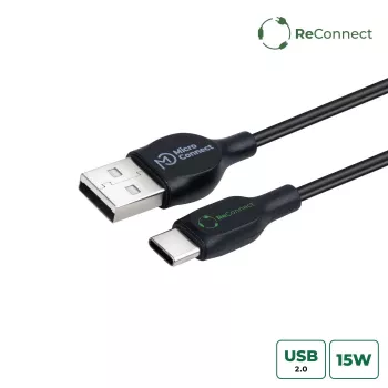 Microconnect ECO-USB3.1CCHAR3B Cable USB USB 2.0 3 m USB A USB C Negro