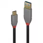 Cable Lindy 3m USB 3.2 Type-A a C 5A PD negro