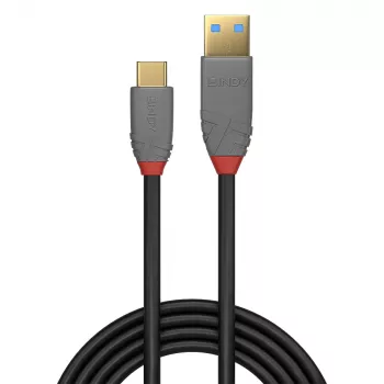 Cable Lindy 3m USB 3.2 Type-A a C 5A PD negro