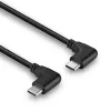 Lindy Cable USB 2.0 de 1 m USB-C en ángulo a USB-C en ángulo