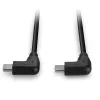 Lindy Cable USB 2.0 de 1 m USB-C en ángulo a USB-C en ángulo