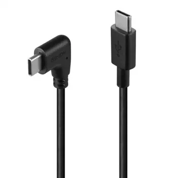 Lindy Cable USB 2.0 de 1 m USB-C recto a USB-C en ángulo