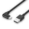 Cable USB Lindy 32000 — USB 2.0, USB-A a USB-C, 0,5 m, negro