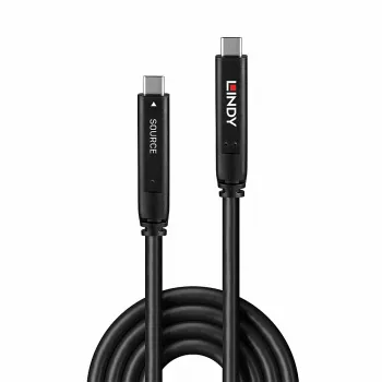 Lindy Cable híbrido USB 3.2 Gen 2 y DP 1.4 Type C de 10 m
