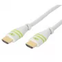 Cable HDMI de alta velocidad con Ethernet Techly 3 m A/A M/M blanco ICOC HDMI-4-030WH