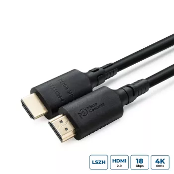 Cable HDMI MicroConnect MC-HDM19195V2.0LSZH 4K Low Smoke Zero Halogen