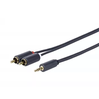 Cable de audio Vivolink PROMJRCA20 20 m 3,5 mm 2 x RCA negro