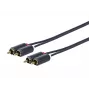 Cable de audio Vivolink PRORCARCA5 5 m 2 x RCA negro