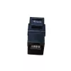 Conector hembra en línea Keystone EQUIP Cat.6A no apantallado, RJ-45, formato plano, negro, 8 uds.