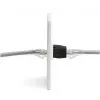 Conector hembra en línea Keystone EQUIP Cat.6A no apantallado, RJ-45, formato plano, negro, 8 uds.