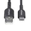 Cable de carga USB-A a USB-C StarTech.com de 3ft (1 m), carga y sincronización, 3A, USB 2.0, funda TPE — cable de carga USB negro