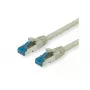 Cable de red VALUE 21.99.0859 RJ-45 Cat6a 0,15 m gris