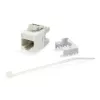 Conector hembra keystone Cat.6 no apantallado LSA Equip, tipo delgado, blanco